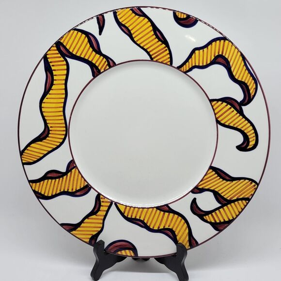 Este Ceramiche Italy For  Tiffany  12 7/8" Round Plate - Picture 8 of 8